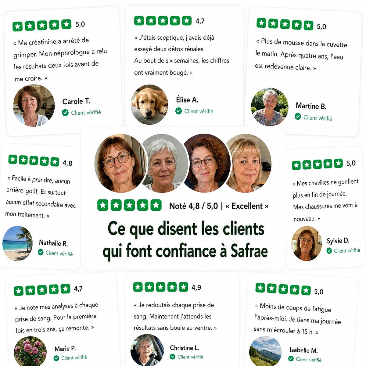 Avis clients verifies Safrae
